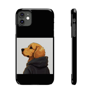 SWAGGY DOG WITH HOODIE iPhone Cases