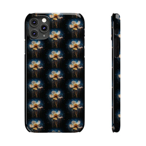 Pixelated Data Flower - iPhone Cases