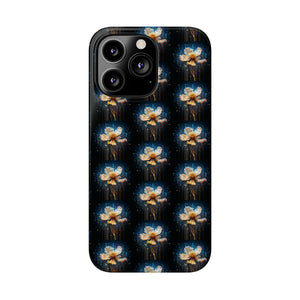 Pixelated Data Flower - iPhone Cases