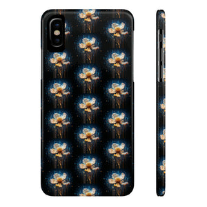 Pixelated Data Flower - iPhone Cases