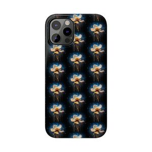 Pixelated Data Flower - iPhone Cases