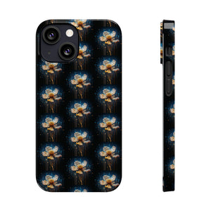 Pixelated Data Flower - iPhone Cases