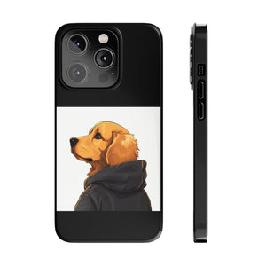 SWAGGY DOG WITH HOODIE iPhone Cases