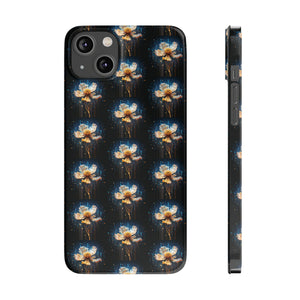 Pixelated Data Flower - iPhone Cases