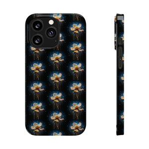 Pixelated Data Flower - iPhone Cases