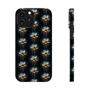 Pixelated Data Flower - iPhone Cases