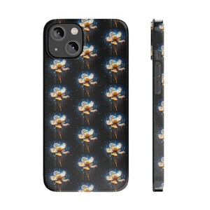 Pixelated Data Flower - iPhone Cases