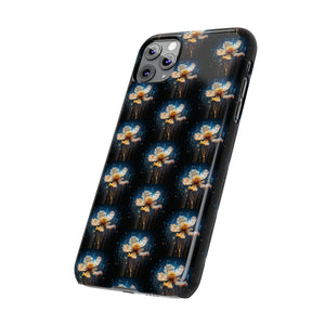 Pixelated Data Flower - iPhone Cases