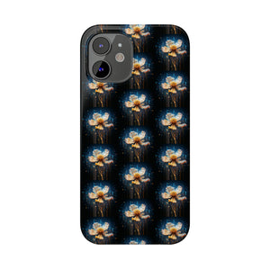 Pixelated Data Flower - iPhone Cases