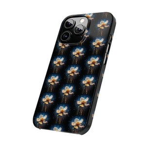 Pixelated Data Flower - iPhone Cases