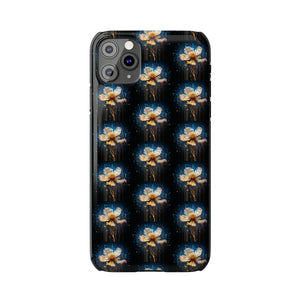 Pixelated Data Flower - iPhone Cases