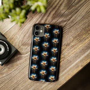 Pixelated Data Flower - iPhone Cases