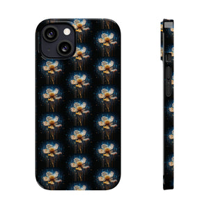 Pixelated Data Flower - iPhone Cases