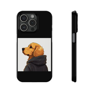 SWAGGY DOG WITH HOODIE iPhone Cases