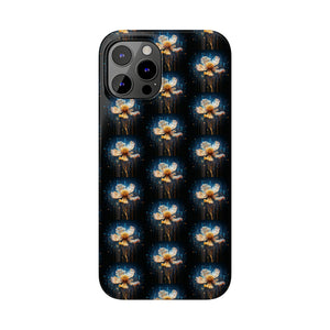 Pixelated Data Flower - iPhone Cases