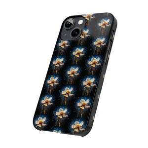 Pixelated Data Flower - iPhone Cases