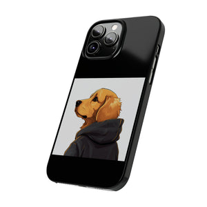 SWAGGY DOG WITH HOODIE iPhone Cases