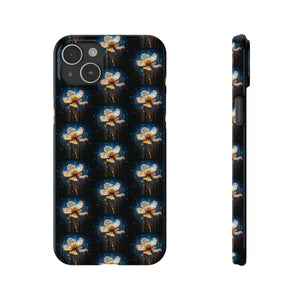 Pixelated Data Flower - iPhone Cases