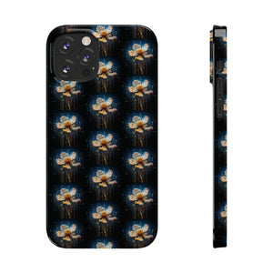 Pixelated Data Flower - iPhone Cases