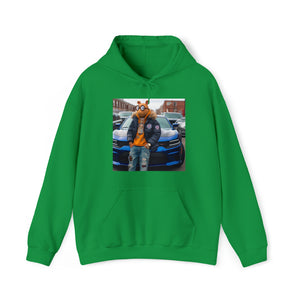 SWAGGY DOG CARTOON WITH CAR Hoodie