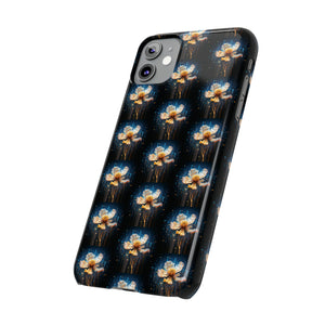 Pixelated Data Flower - iPhone Cases