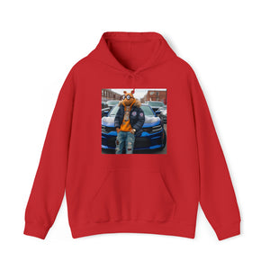 SWAGGY DOG CARTOON WITH CAR Hoodie