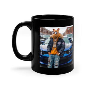 SWAGGY DOG CARTOON WITH CAR Coffee Mug