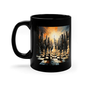 City Chess Coffee Mug