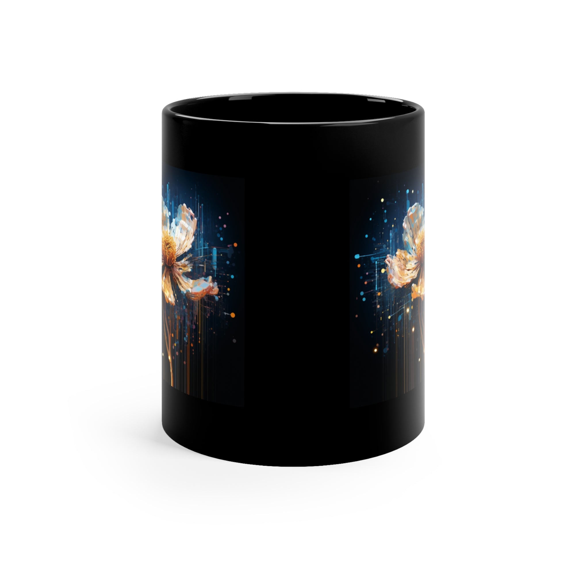 Digital Flower Coffee Mug