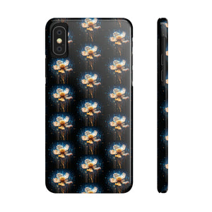 Pixelated Data Flower - iPhone Cases