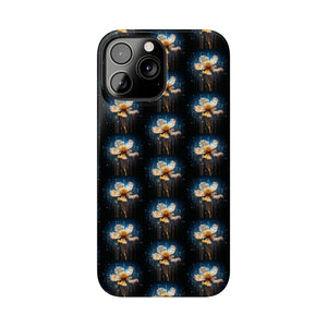 Pixelated Data Flower - iPhone Cases