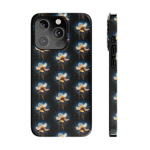 Pixelated Data Flower - iPhone Cases