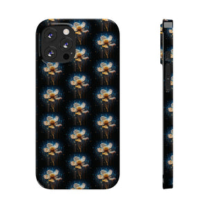 Pixelated Data Flower - iPhone Cases