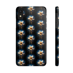 Pixelated Data Flower - iPhone Cases