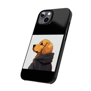 SWAGGY DOG WITH HOODIE iPhone Cases