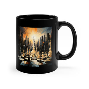 City Chess Coffee Mug