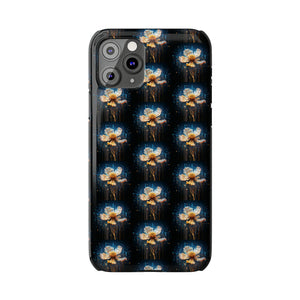 Pixelated Data Flower - iPhone Cases