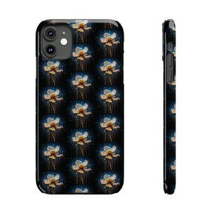 Pixelated Data Flower - iPhone Cases