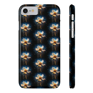 Pixelated Data Flower - iPhone Cases