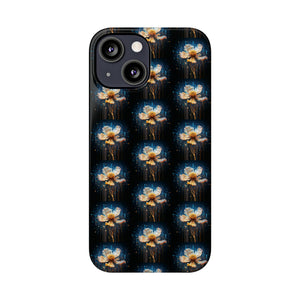 Pixelated Data Flower - iPhone Cases