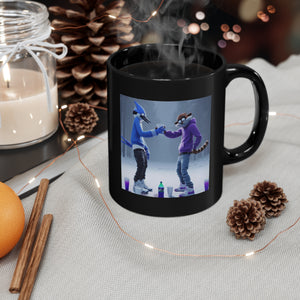 PANGUIN AND FOX PARTY Coffee Mug