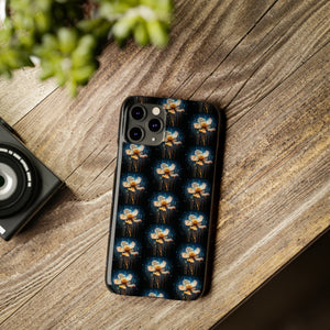 Pixelated Data Flower - iPhone Cases