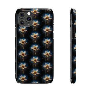 Pixelated Data Flower - iPhone Cases