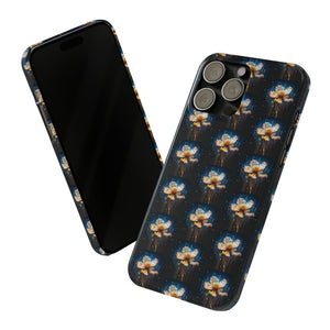 Pixelated Data Flower - iPhone Cases