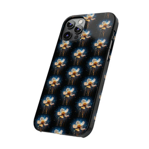 Pixelated Data Flower - iPhone Cases