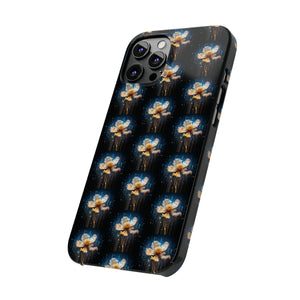 Pixelated Data Flower - iPhone Cases