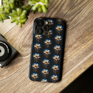 Pixelated Data Flower - iPhone Cases