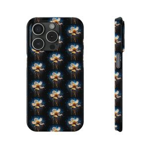 Pixelated Data Flower - iPhone Cases