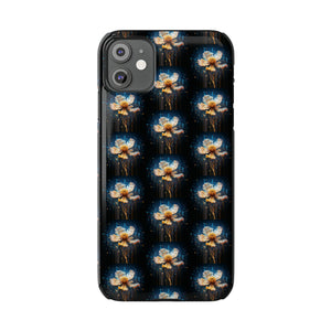 Pixelated Data Flower - iPhone Cases