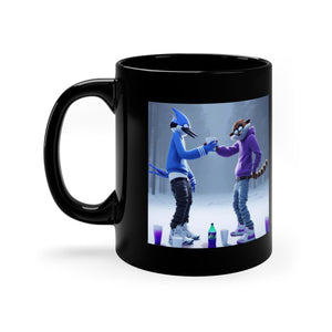 PANGUIN AND FOX PARTY Coffee Mug